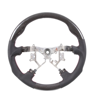 Volants en fibre de carbone boutons gris daim boutons noirs pour volant <span class=keywords><strong>ford</strong></span> <span class=keywords><strong>focus</strong></span> ranger <span class=keywords><strong>2013</strong></span> st mk2 - Product Image 1