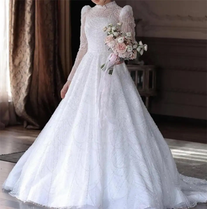 Prix d'usine # # # #   Robe de mariée de style princesse avec broderie en dentelle et paillettes - Product Image 1