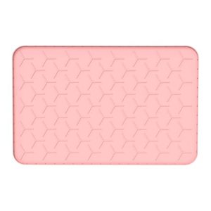 Tapis pour animaux de compagnie en silicone, résistant à l'usure et aux rayures, facile à nettoyer, tapis pour nourriture pour animaux, tapis antidérapant pour litière pour chat - Product Image 1