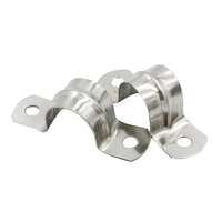 Colliers de serrage en U à deux trous en acier inoxydable 304 pour tubes de 5 mm à 200 mm, personnalisables OEM, mesure métrique