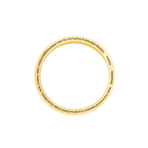 Fashion <b>Beaded</b> <b>Bracelets</b> 316L Stainless Steel PVD <b>Gold</b> Plating Sustainable Resistant - Product Image 2