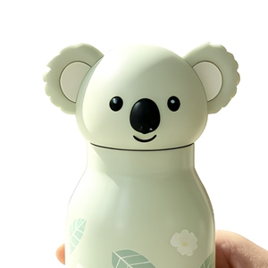 Mignonne Tasse Isotherme en Acier Inoxydable avec Tête d'Animal 450ml – Gourde Portable pour Enfants et Étudiants – Cadeau Idéal – Motif Dessin Animé - Product Image 5