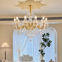 Usine De Luxe K9 Cristal Suspendu Éclairage Salon Escalier Hôtel Hall Banquet Salle Pendentif Lampe Lustre Lumière