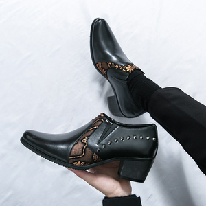 7706 nuova moda di alta qualità a punta da <span class=keywords><strong>uomo</strong></span> <span class=keywords><strong>scarpe</strong></span> eleganti da <span class=keywords><strong>uomo</strong></span> di grandi dimensioni tacchi alti <span class=keywords><strong>scarpe</strong></span> in pelle <span class=keywords><strong>per</strong></span> <span class=keywords><strong>uomo</strong></span> - Product Image 4