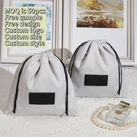 High End Soft Faux Wildleder Kordel zug Geschenkt üte mit Logo Custom ized Luxus Samt Kosmetik Schmuck Verpackung Staubbeutel