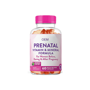 Gommes prénatales vitaminées pour femmes pour la conception biologique Aide à l'équilibre de la fertilité pour l'<span class=keywords><strong>ovulation</strong></span> Marque privée pour adultes - Product Image 2
