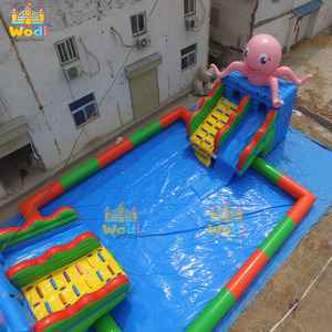 WODI Castillo Inflable de PVC de Grado Comercial de 0.9 mm, Castillo Hinchable, Casa de Brinco Inflable, Parque Acuático Inflable para Eventos al Aire Libre - Product Image 5