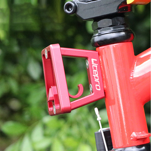 Soporte de mochila de aleación de aluminio OEM Litepro, almohadilla de Nariz de cerdo dividida ajustable, soporte de estante delantero de bicicleta plegable Birdy para Brompton - Product Image 3