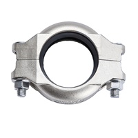 Raccord rainurage Flexible en acier inoxydable, 2 pièces, 1/2 PSI, SS304 SS304, 1500 "PSI, pour joint de tuyaux