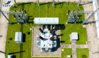 Transformateur de puissance triphasé TSTYNICE 1250KVA-30000KVA 35KV/69KV immergé dans l'huile, cuivre/aluminium, entièrement scellé, modèle S, 50/60Hz