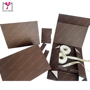 Caja de Peluca de Lujo con Logotipo Personalizado de Alta Calidad 2026, Embalaje de Cartón con Papel Antigrasa - Product Image 2