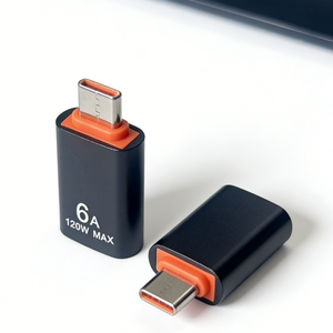 Adaptateur USB-C Mâle vers USB-A Femelle 6A 120W DC en Alliage d'Aluminium, Meilleure Vente pour <span class=keywords><strong>iPhone</strong></span> <span class=keywords><strong>14</strong></span> <span class=keywords><strong>Pro</strong></span>, 12 <span class=keywords><strong>Pro</strong></span>, <span class=keywords><strong>Pro</strong></span> 2, Caméras et Barres Sonores - Product Image 5