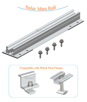 Support de fixation universel pour panneaux solaires ART SIGN en aluminium pour toiture trapézoïdale avec coussinet étanche – Système de montage solaire