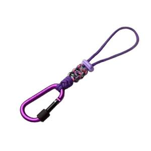 Sangle de clé tressée à la main au design original, pendentif métallique léger de 35g en plusieurs couleurs pour accessoires de sac - Product Image 3