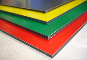 Aluminum <b>Curtain</b> Wall <b>Panels</b> Powder Coated Anti-Corrosion for Exterior Applications Red Green Yellow Colors - Product Image 3