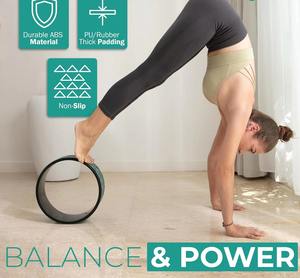 成莫运动工厂价格后滚轮-缓解下、上背部疼痛和僵硬背部担架，瑜伽轮健身 - Product Image 2