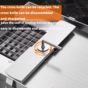 Hocheffiziente Gemüse- und Obstwürfelmaschine für den Hausgebrauch und Fabrikanwendungen - Product Image 5