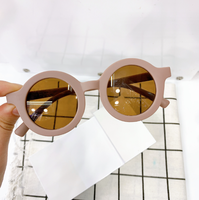 Lunettes de soleil pour enfants personnalisées avec logo, tendance, 2024, Lucky Children, lunettes de soleil rondes colorées pour bébés et tout-petits