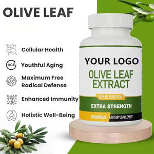 OEM produk laris ekstrak daun zaitun Vegan kapsul ekstrak daun zaitun suplemen 120 topi - Product Image 3