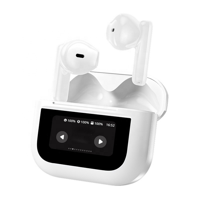 YX28 ENC Noise Reduction Ture Wireless Earphone LED Touch Screen 2024 Hifi Sports Music TWS Earbuds Intelligent HD Call