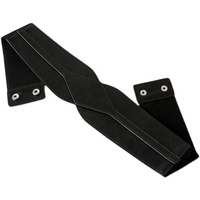Ceintures en PU pour femmes, ceinture élastique simple avec large bande décorative, accessoires de mode