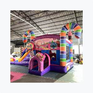 Bonbons Gonflables Bonce Maison Toboggan Combo Enfants Sautant Jouets Commercial Château Rebondissant - Product Image 4