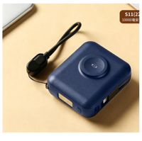 Banque d'alimentation portable mini avec affichage numérique 10000 mAh, charge rapide