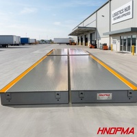 Timbangan Truk Modular Beban Berat 60 Ton Tanpa Pit, Tipe Split, Baja, Tampilan Digital LED, Timbangan Berat Digital, OEM