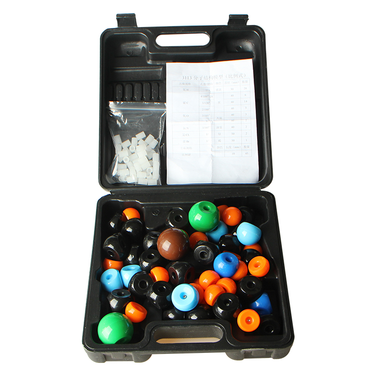 Модель с молекулярной структурой в сборе, пластиковая модель с молекулярной структурой, оборудование для школьной лаборатории и химических экспериментов