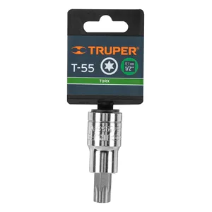 Truper ชุด6หน่วยซ็อกเก็ต Torx 1/2 'นิ้วสแควร์ Dado กับ Punta ในกล่องที่สะดวก - Product Image 4