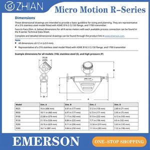 Débitmètre et densimètre Coriolis compact à auto-drainage série F F025 F050 F100 F150 F200 F300 F400 - Product Image 5