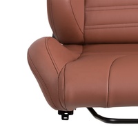 Siège Baquet Sport de Course Réglable en Similicuir PU - Compatibilité Universelle pour Voitures de Sport