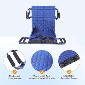 Sangle de transfert portable personnalisée pour lit, chaise, canapé, aide au déplacement rembourrée avec sangles de sécurité, sangle de transfert pour patient - Product Image 2