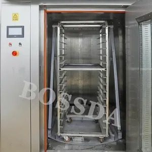 Bread Making Machine 64 Trays Diesel Gas Electric Rotary Rack Oven For Bakery