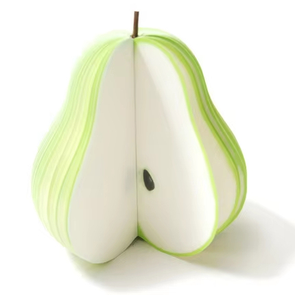 Party Favor Creative Fruit Shape Notes Paper Cute Apple Lemon Pear Notes Strawberry Memo Pad Sticky Paper