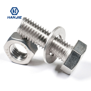 Perno Hexagonal de Acero Inoxidable 304 Ensamblado con Tuerca y Arandela - Product Image 3