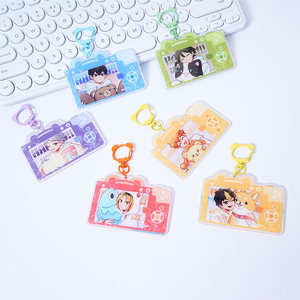 Spot Wholesale Acrylic <b>Keychains</b> Creative <b>Anime</b> Merchandise Pendants Transparent Acrylic Decoration Accessories - Product Image 1