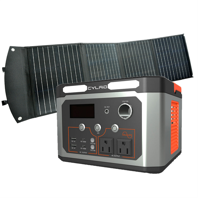 Portable 1000W/2000W Camping Solar Generator Lifepo4 322000mA/1030.4WH MPPT Controller Flashlight for Outdoor Car Power Source