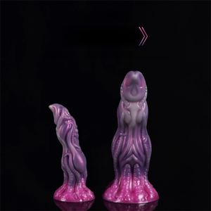 Dildo Monstre Fantastique Violet Dégradé en Silicone Liquide <span class=keywords><strong>avec</strong></span> <span class=keywords><strong>Ventouse</strong></span>, Multi-Styles, Monstre Marin Géant pour Femmes - Product Image 4