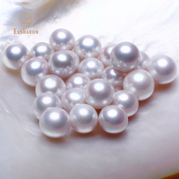 En gros Naturel Blanc D'eau Douce Rond Edison perles