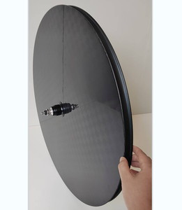 RUJIXU 700C, <span class=keywords><strong>Rueda</strong></span> de Freno de Disco de Piñón Fijo Trasero de 25 mm de Ancho, Tubular, Clincher, <span class=keywords><strong>Tubeless</strong></span> Ready, para Contrarreloj, de Carbono para Carretera - Product Image 3