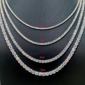 Collar de diamantes de moissanita de alta demanda para estilo minimalista y uso diario disponible a un precio asequible de la India - Product Image 3