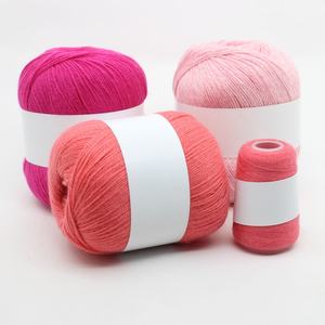 6 + 6 Assorti Moyen Épais Cachemire Laine Écharpe Chapeau Manteau Teint Motif Élégant Bébé À Tricoter À La Main Fil De Vison Fantaisie Fil pour Tricotage - Product Image 4