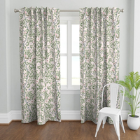 Rideaux Voilages Jacquard Modernes et Chic de Luxe, Rideaux Occultants à Œillets en Tulle Floral pour Fenêtre Plate, Personnalisables et Imperméables