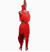 Vestido de Baile Latino Sexy para Mujer, Traje de Competición, Falda de Baile de Salón, Ropa de Escenario, Novedad 2025, Superventas
