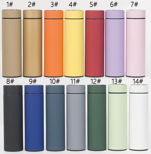 Bouteille d'eau isotherme en acier inoxydable de 500 ml, thermos, tasses à café, bouteille d'eau de sport intelligente avec affichage de la température LED - Product Image 5