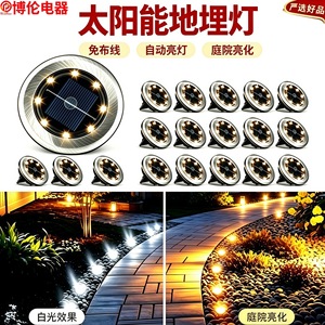 Luces LED Solares para Jardín, Iluminación Exterior para Paisajes, Césped, Caminos, Terrazas, Piscinas y Ambientes - Product Image 3