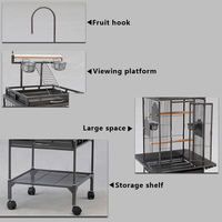 Vente en gros cage de luxe pour oiseaux cage d'élevage pour perroquet cage en volière