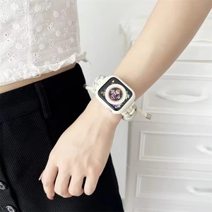 <span class=keywords><strong>Correa</strong></span> tejida para <span class=keywords><strong>Apple</strong></span> <span class=keywords><strong>Watch</strong></span> Band 42mm 38mm 40mm 41mm 45mm Pulsera para Iwatch Series 7 6 5 4 3 SE Cuerda <span class=keywords><strong>de</strong></span> nailon Mujer Loop <span class=keywords><strong>Correa</strong></span> - Product Image 5