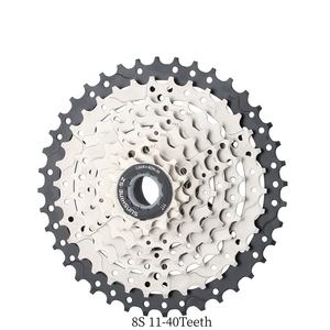 Accessoire de vélo haute Performance <span class=keywords><strong>8</strong></span> <span class=keywords><strong>vitesses</strong></span> <span class=keywords><strong>11</strong></span> ~ <span class=keywords><strong>40</strong></span> dents Nickelage <span class=keywords><strong>Cassette</strong></span> VTT roue libre - Product Image 1